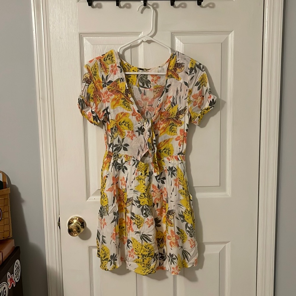 Free People floral summery mini dress